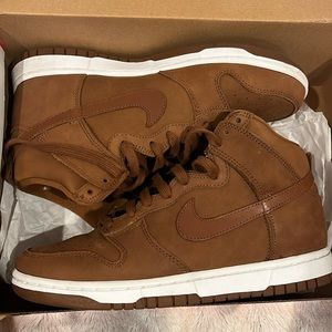 nike dunk high prm mf pecan size 8.5W